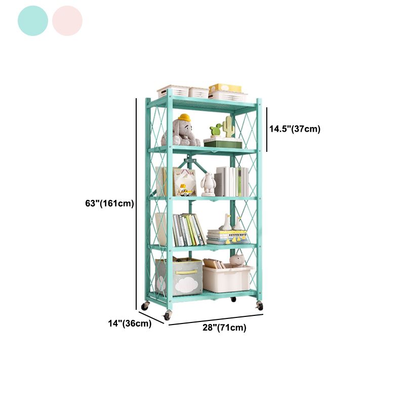 Libreria moderna in metallo, libreria geometrica aperta per qualsiasi stanza