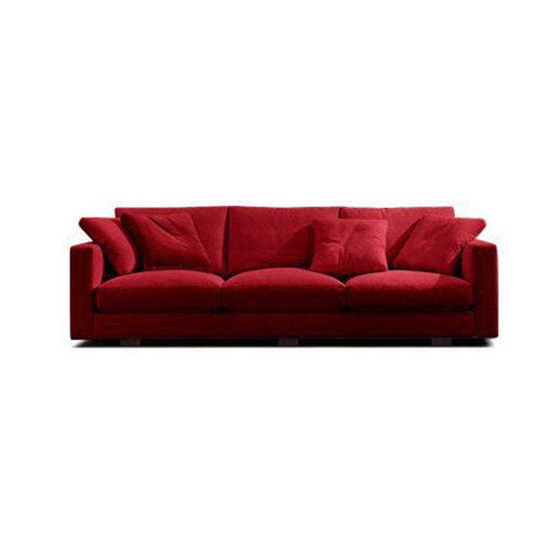 Contemporary Slipcovered Living Room Square Arm Pillows Seating Clearhalo 'furn' 'furn_sofas' 'Furniture' 'Living Room Furniture' 'Sofa' 'sofas' 1200x1200_f96d55a1-f572-422d-812d-7e913c1d86e5