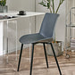 Nordic Solid Back Side Chair Plastic Indoor Arm Chair with Metal Base for Restaurant Clearhalo 'Dining Chairs' 'Dining Tables & Seating' 'dining_chair' 'furn' 'furn_dining_chair' 'Furniture' 'Kitchen & Dining Furniture' 1200x1200_f96e0362-948f-4927-9f06-099f92f13f63