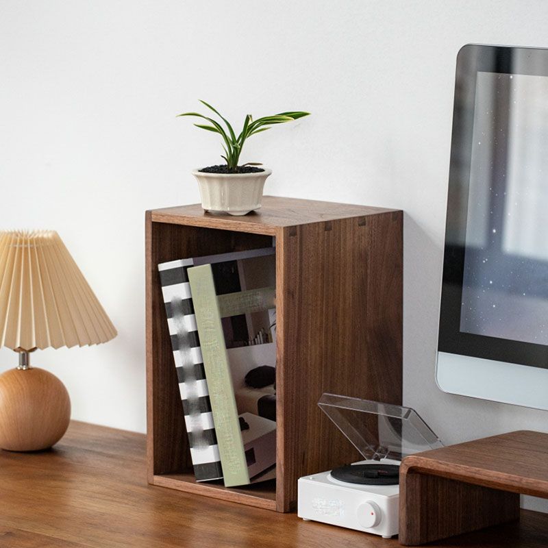 Open terug boekenplank moderne stijl solide houten boekenkast voor kantoor