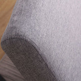 27,95 "breed * 26.37" Deep Cotton Blend Slipper accentstoel met strakke rug