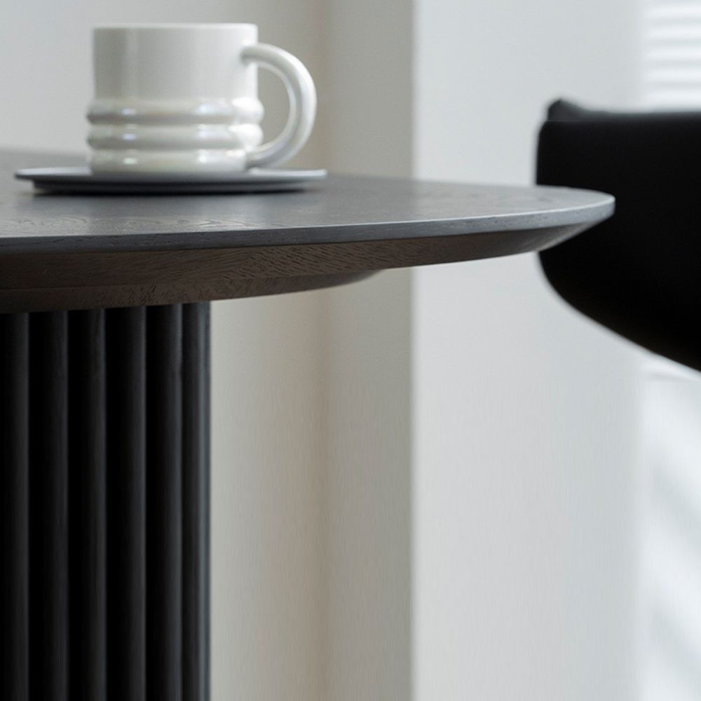 Moderne ovale eettafel massief houten eettafel voor eetkamer