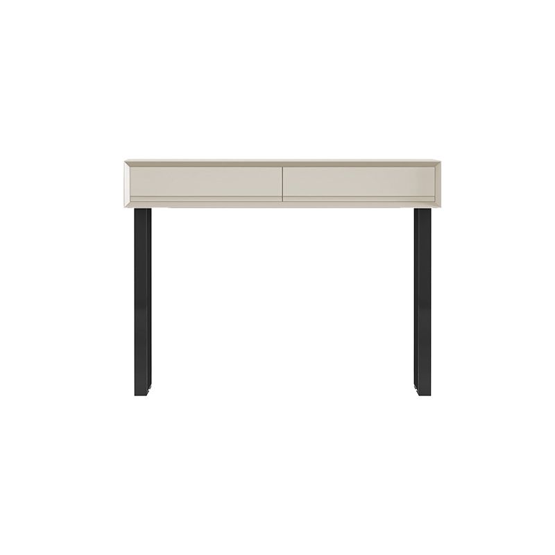 Grau/Weiß 15,74 "W x 29.521" H mit Schubladen zeitgenössischer Make -up -Tisch