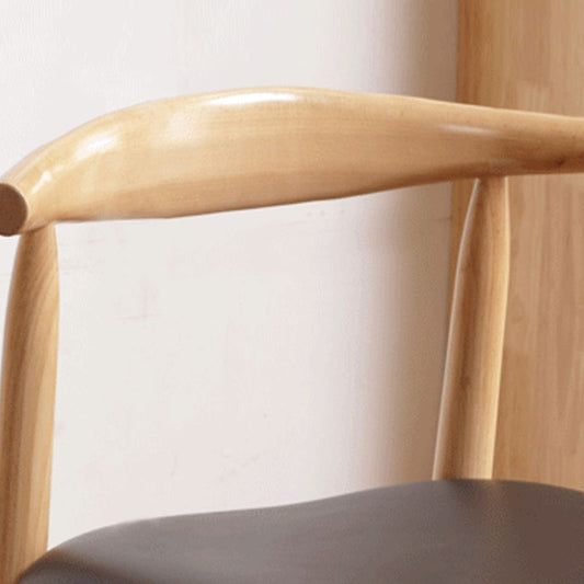 Wood Kitchen Dining Armless Chair Contemporary Upholstered Dining Chair