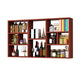 Contemporary Wooden Shelf Bookcase Wall Mounted Floating Bookcase