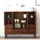 Porta della credenza in stile glam in legno massiccio e sideboard del cassetto per soggiorno