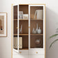 Urban Closed Back Shelf Bookcase Engineered Wood Bookshelf with Cabinets for Study Room
