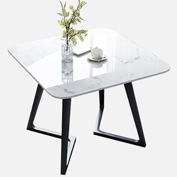 Double Pedestal Stone Table Industrial Style Dining Room Table for Indoor Clearhalo ' dining_table' 'Dining Tables & Seating' 'Dining Tables' 'furn' 'furn_dining_table' 'Furniture' 'furniture_dining_table' 'Kitchen & Dining Furniture' 'kitchen&dining_furn' 'kitchen' 'kitchen_dining_table' 1200x1200_f9795dea-b401-48c1-b4d7-284ceae0cd90