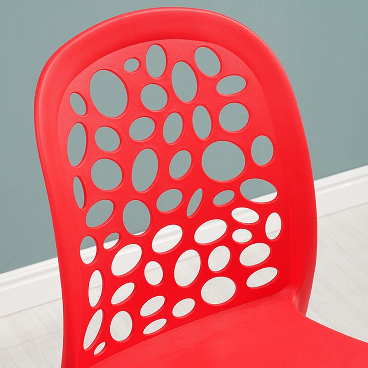 Nordic Dining Chair Plastic Dining Armless Chairs for Kitchen Clearhalo 'Dining Chairs' 'Dining Tables & Seating' 'dining_chair' 'Furniture' 'furniture_dining_chair' 'Kitchen & Dining Furniture' 1200x1200_f9799051-1e3c-4e26-9aad-b7e35c66297b