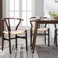 Contemporary Upholstered Home Arm Chair Wishbone Natural Dining Chair Clearhalo ' kitchen&dining_furn' 'Dining Chairs' 'Dining Tables & Seating' 'dining_chair' 'furn' 'furn_dining_chair' 'Furniture' 'furniture_dining_chair' 'Kitchen & Dining Furniture' 'kitchen' 1200x1200_f9800683-f786-4184-aa76-203b42c4a556