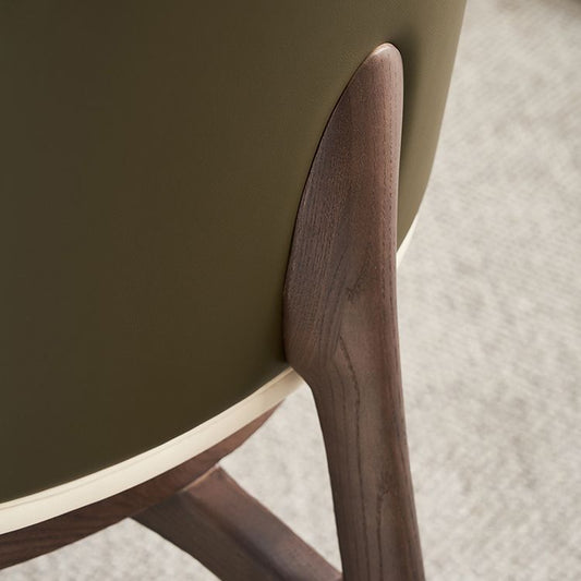 Open Back Solid Wood and Upholstered Contemporary Dining Chairs Clearhalo 'Dining Chairs' 'Dining Tables & Seating' 'dining_chair' 'furn' 'furn_dining_chair' 'Furniture' 'Kitchen & Dining Furniture' 1200x1200_f981a655-1199-4d96-8f96-912e36a03a6e