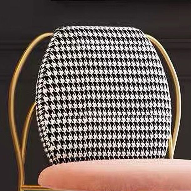 Glam Bedroom Solid Back Side Chair Velvet Matte Finish Dining Chair with Gold Leg Clearhalo ' kitchen&dining_furn' 'Dining Chairs' 'Dining Tables & Seating' 'dining_chair' 'furn' 'furn_dining_chair' 'Furniture' 'furniture_dining_chair' 'Kitchen & Dining Furniture' 'kitchen' 1200x1200_f981e0ac-f828-4ca9-ba71-dc34b1ae2412