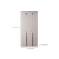 Hinged Wardrobe Closet with Drawer Contemporary Storage Cabinet