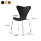 Solid Wood Armless Dining Chairs Contemporary Side Chair Set