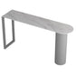Stone Bar Dining Table Modern Bar Table with Double Pedestal for Kitchen Dining Room Clearhalo 'Bar Furniture' 'Bar Tables' 'bar_tables' 'furn' 'furn_bar_tables' 'Furniture' 'furniture_bar_tables' 'Kitchen & Dining Furniture' 1200x1200_f98528f1-6c40-4e69-8198-065fce03a9d6