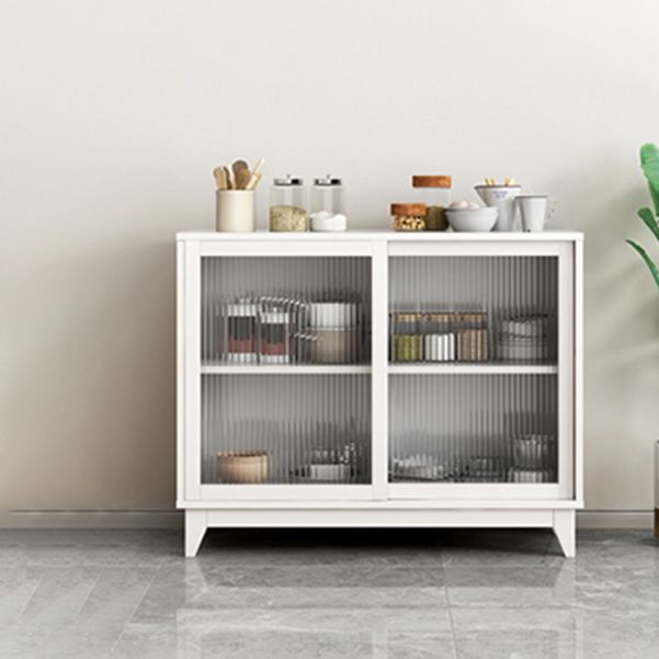 Sideboard in stile glam Sidebocchetto scorrevole in vetro per sala da pranzo