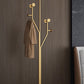 Glam metallic Hall Tree Hooks Design Rack voor woonkamer