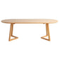 Oval Dining Table Simplicity Solid Wood Table for Dining Room