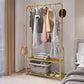 Contemporary Metal Coat Hanger Free Standing Coat Rack with Shelves Shelving Clearhalo 'Entry & Mudroom Furniture' 'furn' 'furn_hall_tree_coat_racks' 'Furniture' 'Hall Trees & Coat Racks' 'hall_tree_coat_racks' 1200x1200_f987d35a-57b1-47c0-a334-744ef830193e