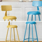 Modern Armless Backrest Counter Stool Iron Milk Tea Shop Bar Stool with Leather Cushion Clearhalo 'Bar Furniture' 'Bar Stools' 'bar_stools' 'furn' 'furn_bar_stools' 'furniture_bar_stools' 'Kitchen & Dining Furniture' 'kitchen&dining_furn' 'kitchen' 'kitchen_furn' Furniture' 1200x1200_f9886a7c-368f-4179-8319-080996e325aa