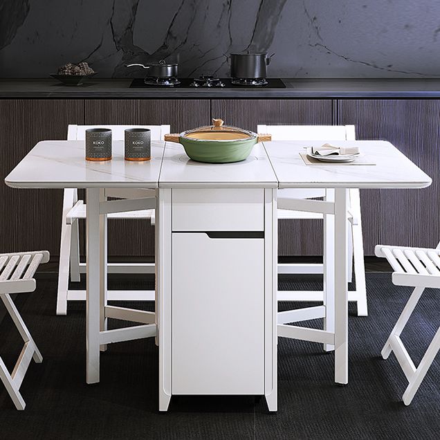 Rectangle Stone Dining Site Table Simplicity Style Drop Leaf Table for Home Clearhalo ' dining_table' 'Dining Tables & Seating' 'Dining Tables' 'furn' 'furn_dining_table' 'Furniture' 'furniture_dining_table' 'Kitchen & Dining Furniture' 'kitchen&dining_furn' 'kitchen' 'kitchen_dining_table' 1200x1200_f989ae94-08ea-4ab3-97fe-c4f9986d681d