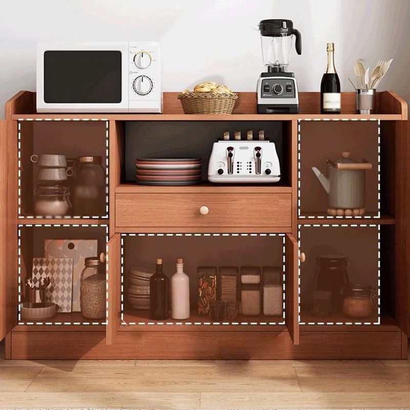 Cassetti in legno ingegnerizzati in ingegnerizzazione della scheda moderna e sideboard per la cucina