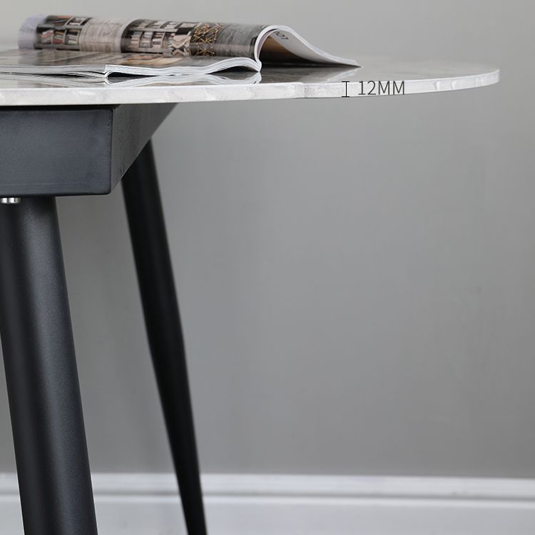 Juego de mesa de comedor extensible 1/4/5/7 Piezas con muebles de cocina de base de metal