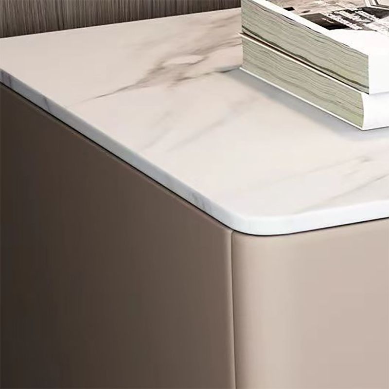 2 - Drawers Glam Bedside Cabinet Antique Finish Accent Table Nightstand Clearhalo 'Bedroom Furniture' 'furn' 'furn_night_stand' 'Furniture' 'night_stand' 'Nightstands' 1200x1200_f98d6da1-202f-4a81-a48a-220cbe65a9c8