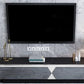 Glass and Wood TV Console Gorgeous Style Home Closed Black TV Stand Console Clearhalo 'furn' 'furn_tv_stands_entertainment_centers' 'Furniture' 'Living Room Furniture' 'TV Stands & Entertainment Centers' 'TV Stands & Media Storage Furniture' 'tv_stands_entertainment_centers' 1200x1200_f98e0da3-e459-4f15-ae67-b31b7199abc4