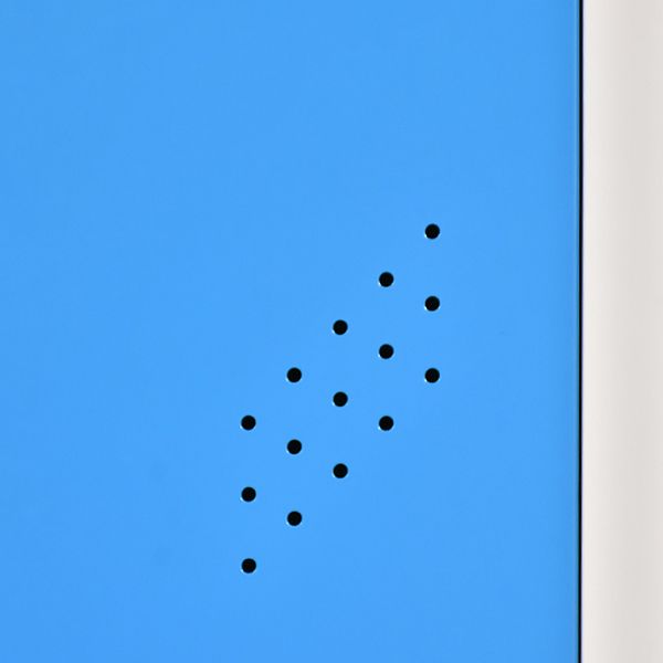 Eigentijdse stalen opbergkastje niet-hangende garderobe armoire