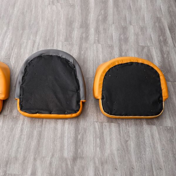 Scandinavian Armed Reception Stool Matte Finish Leather Barstool Clearhalo 'Bar Furniture' 'Bar Stools' 'bar_stools' 'furn' 'furn_bar_stools' 'Furniture' 'furniture_bar_stools' 'Kitchen & Dining Furniture' 1200x1200_f9903f8a-667c-4f6e-b136-beeef400e0cc