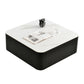 Square Square Block Base Design Slate Plate Table Plate with Drawer Coffee Table Clearhalo 'Coffee & Accent Tables' 'Coffee Tables' 'coffee_tables' 'furn' 'furn_coffee_tables' 'Furniture' 'Living Room Furniture' 1200x1200_f9963c95-c2e0-4fed-88b8-57174f13fa29