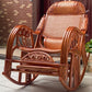 Chaise de fauteuil inclinable traditionnel chaise inclinable en rotin / en osier pour le salon