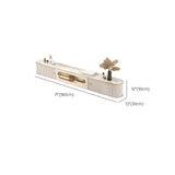 Glam TV Media Console Stone TV Stand Console for Living Room Clearhalo 'furn' 'furn_tv_stands_entertainment_centers' 'Furniture' 'Living Room Furniture' 'TV Stands & Entertainment Centers' 'TV Stands & Media Storage Furniture' 'tv_stands_entertainment_centers' 1200x1200_f99bf110-3de9-4e66-9d92-27c752314c41