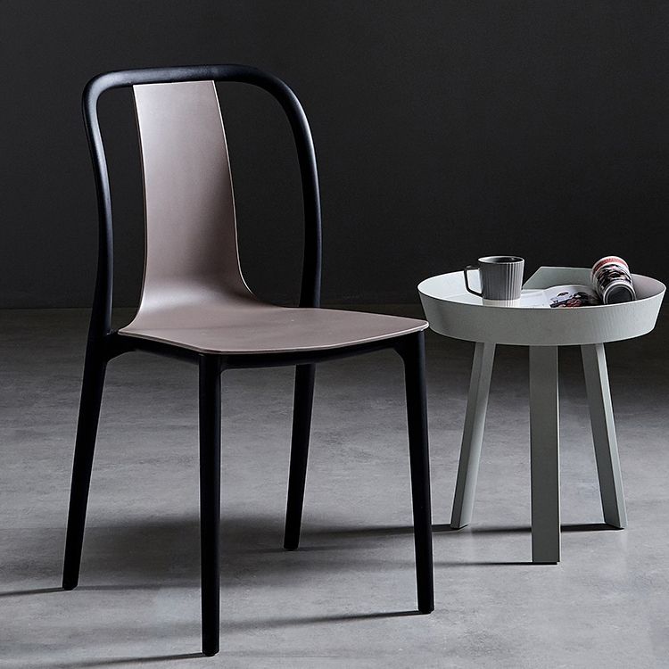 Plastic Dining Chairs Contemporary Style Side Chair Set for Dining Room Clearhalo ' kitchen&dining_furn' 'Dining Chairs' 'Dining Tables & Seating' 'dining_chair' 'Furniture' 'furniture_dining_chair' 'Kitchen & Dining Furniture' 'kitchen' 1200x1200_f99c05ed-43b5-4303-af4b-21c9f0809a17
