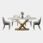 Modern Sintered Stone Dining¬†Room¬†Set with Rectangle Table and Gold LegsDining Table Furniture Clearhalo 'Dining Room Sets' 'Dining Tables & Seating' 'dining_room_set' 'furn' 'furn_dining_room_set' 'Furniture' 'furniture_dining_room_set' 'Kitchen & Dining Furniture' 'kitchen&dining_furn' 'kitchen' 1200x1200_f99dfa4d-864d-4348-ab8a-45ab93a911f4