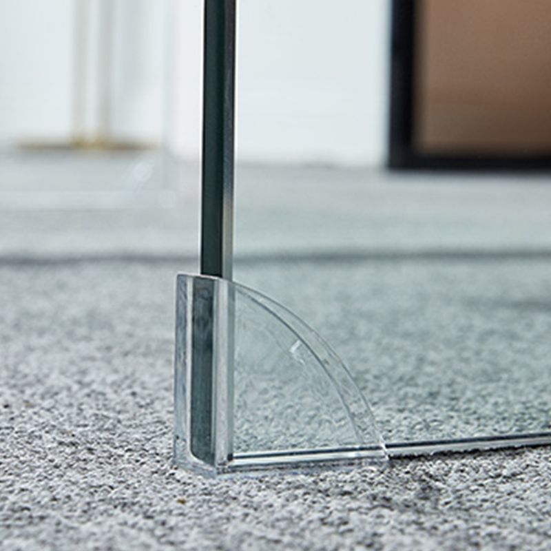 Contemporary Transparent Side Table Novelty Small Glass End Table for Home Clearhalo 'Coffee & Accent Tables' 'End & Side Tables' 'end_side_table' 'end_side_tables' 'furn' 'furn_end_side_tables' 'Furniture' 'furniture_end_side_table' 'Living Room Furniture' 1200x1200_f99e6c2c-0d4c-4c76-a2c3-0467137602e4