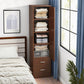 Non-Hanging Storage Cabinet Engineered Wood Cabinet for Bedroom