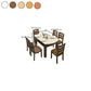 Extendable Dining Table Marble Top Table for Kitchen Dining Room