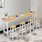 Metal and Wood Rectangular Table, Modern Style Home Living Room Kitchen Bar Table Clearhalo 'Bar Furniture' 'Bar Tables' 'bar_tables' 'furn' 'furn_bar_tables' 'Furniture' 'Kitchen & Dining Furniture' 1200x1200_f9a301b4-8689-4412-8e13-d145fd40026a