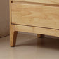 Contemporary 16" W Rubber Wood Storage Chest Bedroom Chest with Drawers