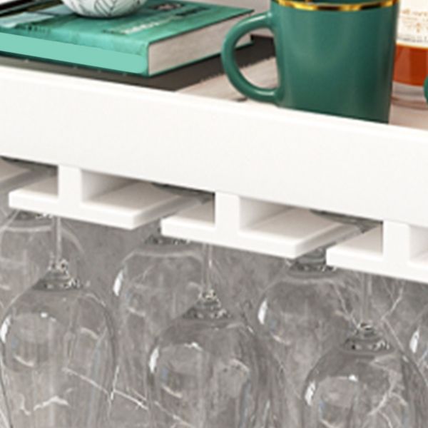 Kit di portabottiglie in legno massiccio industriale a parete per vetro a parete porta rastrelliera