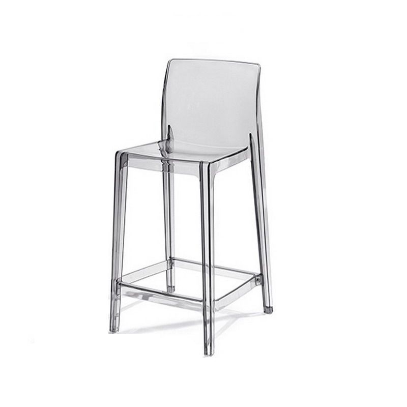 Industrial Plasticr Bar-stool Square Seat Counter Bar Stool with Plastic Legs Clearhalo 'Bar Furniture' 'Bar Stools' 'bar_stools' 'furn' 'furn_bar_stools' 'Furniture' 'Kitchen & Dining Furniture' 1200x1200_f9a8754a-e541-43e9-b760-fdad50ec7396