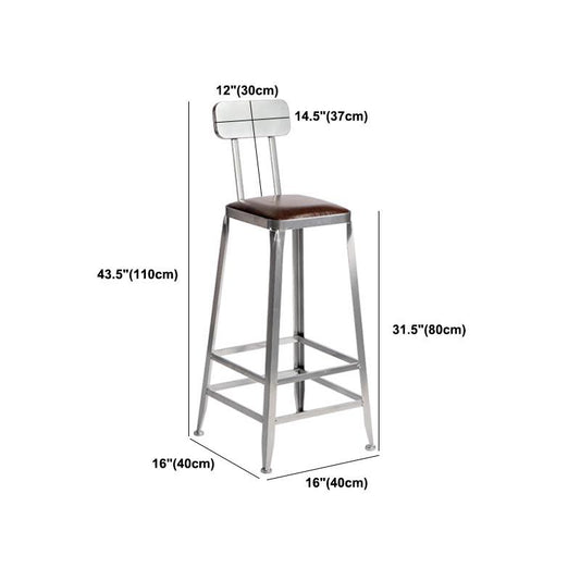1/2/3 Pieces Industrial Style Solid Wood Bar Table Set Counter Table