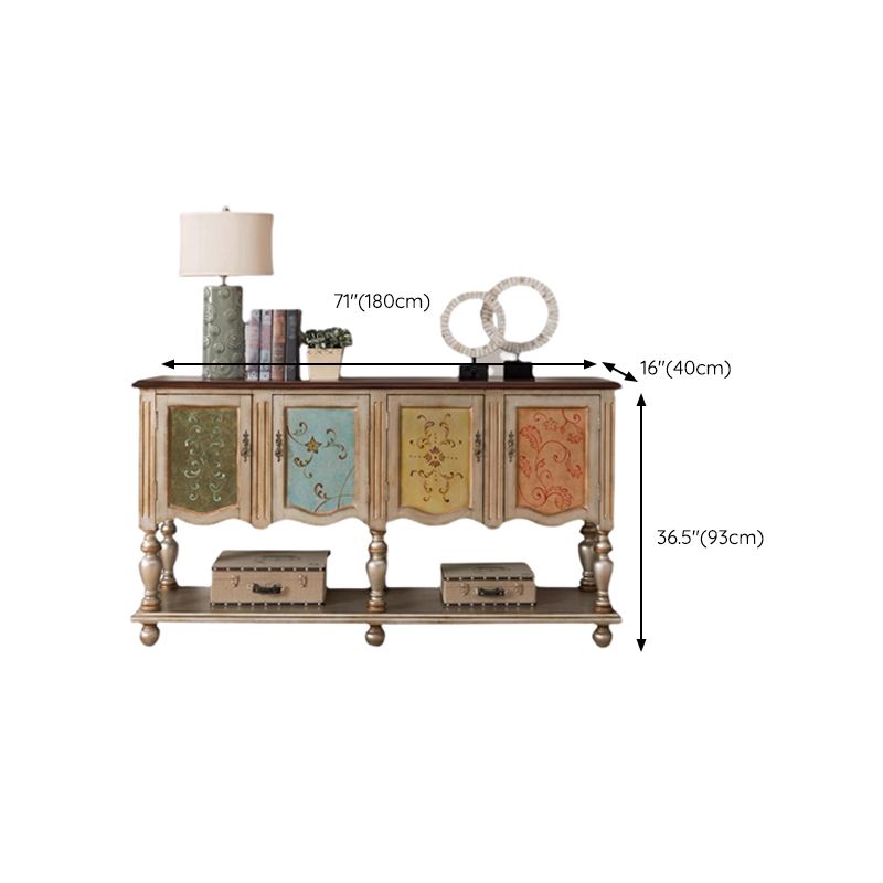 Tavolo da console del rettangolo di campagna francese Tavolo accento per console in legno per Hall