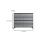 Contemporary Horizontal Double Dresser Wood Storage Chest Dresser for Bedroom Clearhalo 'Bedroom Furniture' 'Dressers & Chests' 'dressers_chests' 'furn' 'furn_dressers_chests' 'Furniture' 1200x1200_f9ab9abb-21f9-422e-99c1-a717730a01ed