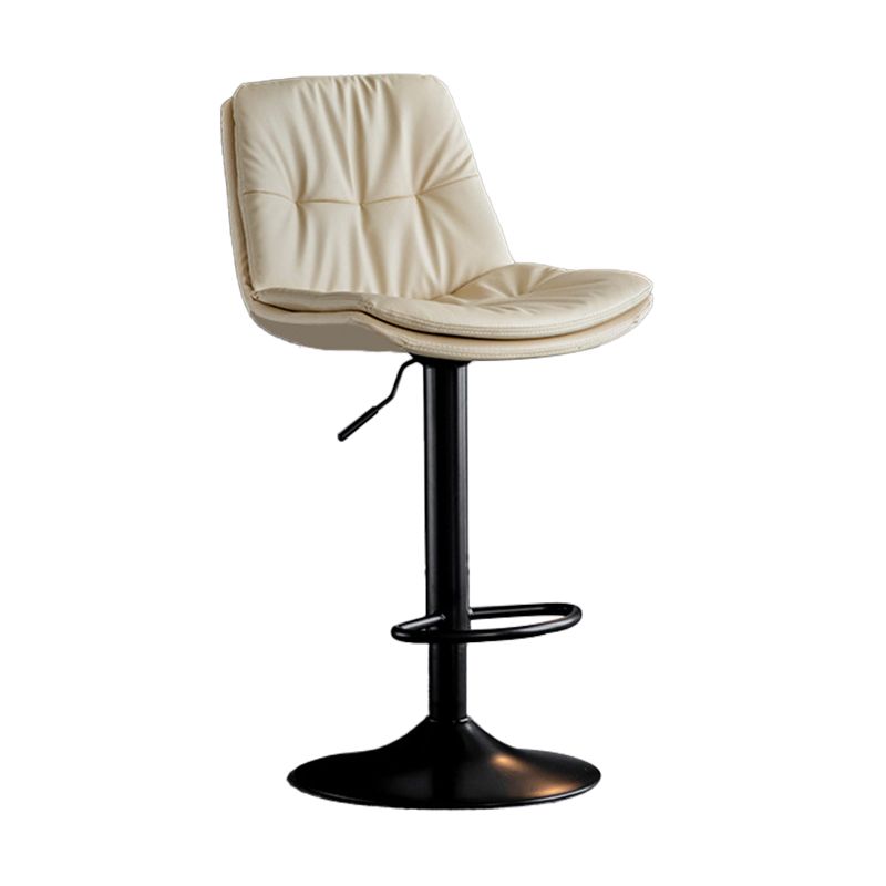 Adjustable Height Metal Leather Counter Stools Swivel Scandinavian Bar Stools Clearhalo 'Bar Furniture' 'Bar Stools' 'bar_stools' 'furn' 'furn_bar_stools' 'furniture_bar_stools' 'Kitchen & Dining Furniture' 'kitchen&dining_furn' 'kitchen' 'kitchen_furn' Furniture' 1200x1200_f9ae8e32-ccfc-4d9c-8dc8-421ee6afdb0a