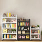 Open Bookshelf Modern Metal Home Study Living Room Removable Bookcase