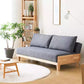 Linen Modern Armless Sofa Wooden Sleeper Sofa for Living Room, Apartment Clearhalo 'furn' 'furn_sofas' 'Furniture' 'furniture_sofas' 'Living Room Furniture' 'Sofa' 'sofas' 1200x1200_f9affdb7-b3f0-477c-87c5-3f53d2f02cc7