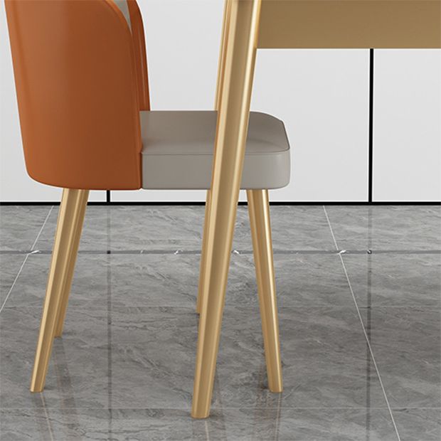 1/2/7 Pcs Metal Glam Dining Room Set with Rectangle Table Dinette Set Clearhalo 'Dining Room Sets' 'Dining Tables & Seating' 'dining_room_set' 'Furniture' 'furniture_dining_room_set' 'Kitchen & Dining Furniture' 'kitchen&dining_furn' 'kitchen' 1200x1200_f9b00ddb-6e11-4661-a966-9d9afead1ff6